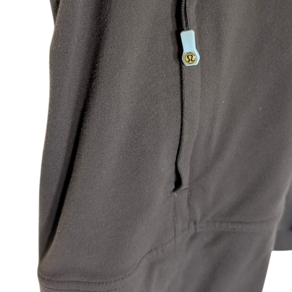 Lululemon Track Jacket Athletic Sport Running Casual Mens Medium Chocolate Brown - Picture 8 of 16